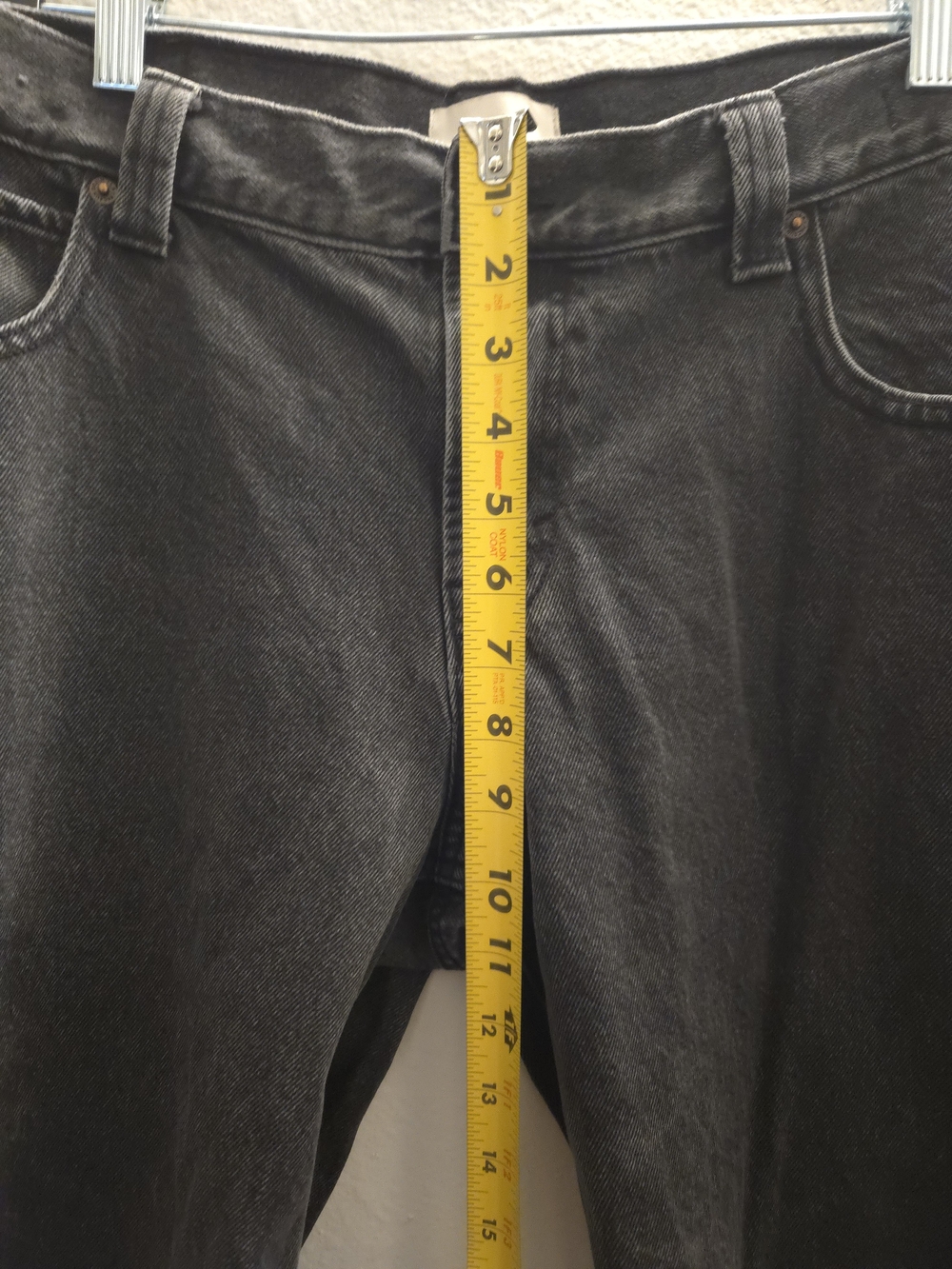 PacSun Sloane Ultra Baggy Y2K Raw Hem Mid Rise Black Jeans Size 31 - Picture 5 of 8